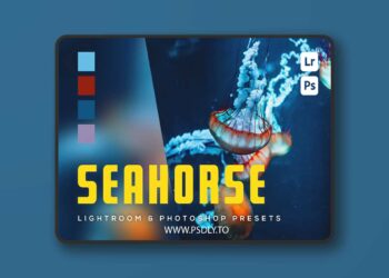 6 Seahorse Lightroom and Photoshop Presets MV5WW5C