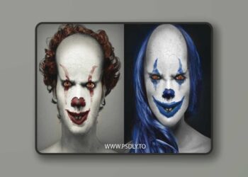 Clown Photoshop Action LYRU3M