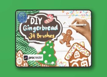 DIY Gingerbread Brush for Procreate