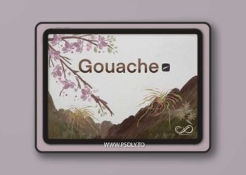 Gouache Springtime Brushes & Swatches for Procreate