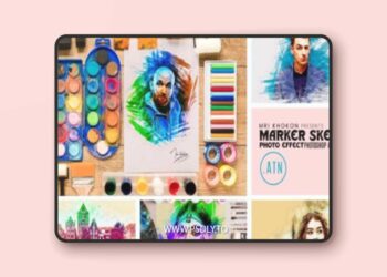 Marker Sketch Photoshop Action