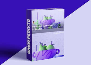 Patata School - Patterned Illustration in Blender