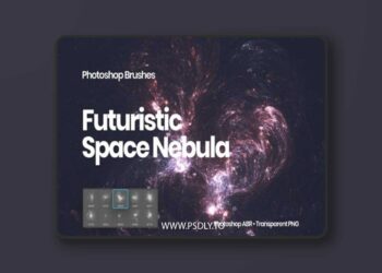 Space Nebula Photoshop Brushes BAR7UEB