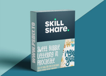 Sweet Bubble Lettering in Procreate - Easy To Draw and Fun to Decorate Greeting Card Art