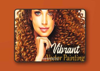 Vibrant Vector Painting Photoshop Action