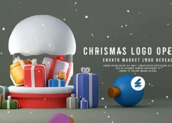Videohive Christmas Logo Reveal 55383226