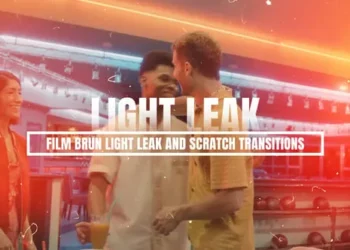 Videohive Film Burn Light Leak And Scratch Transitions 55082360