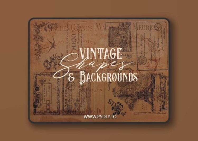 Vintage Badge Shapes & Grunge Paper Textures 1 Vintage Badge Shapes & Grunge Paper Textures