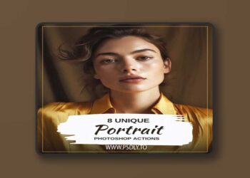 8 Unique Portrait Actions for Photoshop