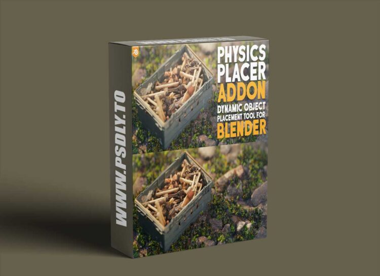 Blender Market - Physics Placer V1.0.2 1 Blender Market - Physics Placer V1.0.2
