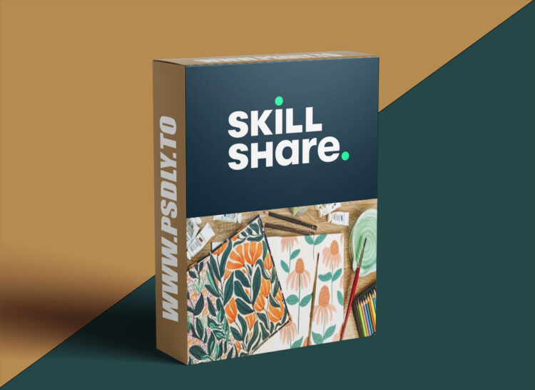 Floral Patterns in Gouache: Sketchbook Practice & Illustration 1 Floral Patterns in Gouache: Sketchbook Practice & Illustration