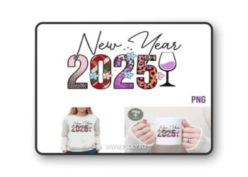 Happy New Year 2025 PNGs Collection