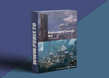 Learn Squared - Environment Concept Art by Pablo Dominguez