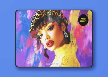 Paint Photo Effect for Photoshop