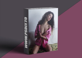 Photo Charme - Nudo Art & Erotic photography - Curly hair model naked on the bed