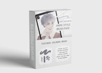 Soft Anime Style Procreate Brush Set