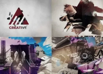 Videohive Brush Slideshow Intro 55942290