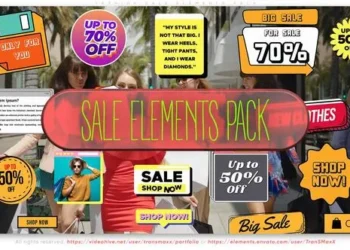 Videohive Fashion Sale - Elements PACK 55879959