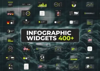 Videohive Infographics Pack - Glass Widgets 55991957