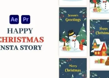Videohive Merry Christmas Instagram Story 55654655
