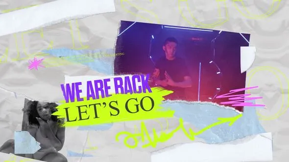 Videohive Paper Collage Intro 55971109 1 Videohive Paper Collage Intro 55971109