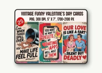 Vintage Funny Valentine’s Day Cards 110499518