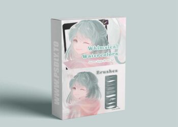 Whimsical Watercolors Anime Brush Set Procreate