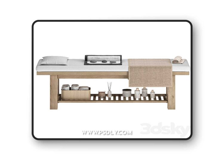 3dsky Pro - Massage table for SPA 3D Model 1 3dsky Pro - Massage table for SPA 3D Model