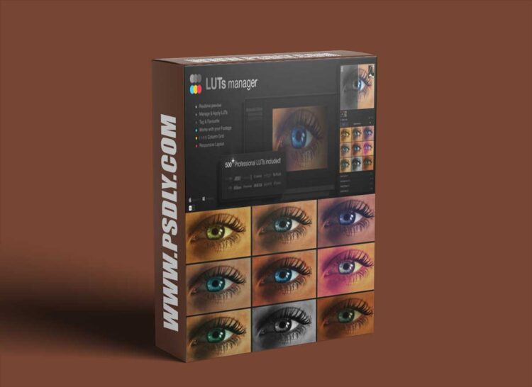 Aescripts - LUTs Manager : Real-Time Bulk LUT Previewer and Organizer 1 Aescripts - LUTs Manager : Real-Time Bulk LUT Previewer and Organizer