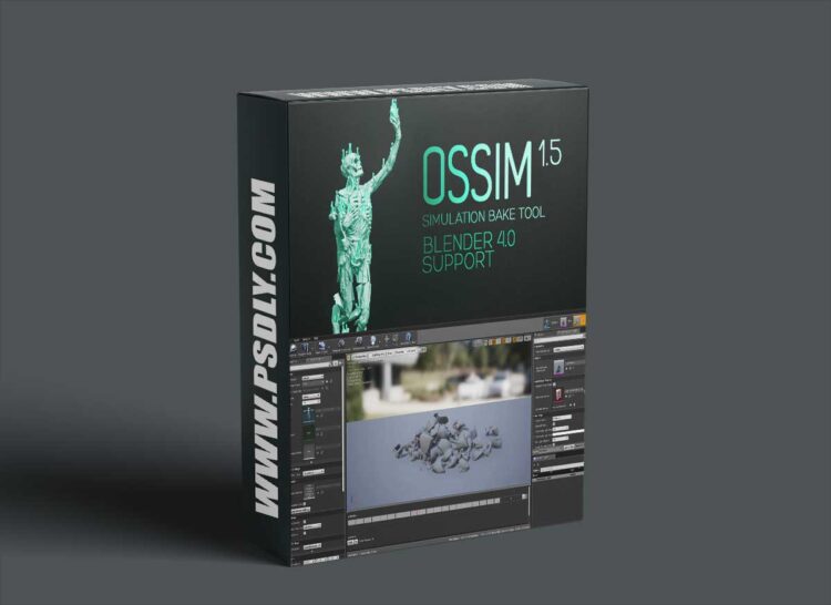 Blender Market - Ossim - Simulation Baking Tool v1.5.0 1 Blender Market - Ossim - Simulation Baking Tool v1.5.0