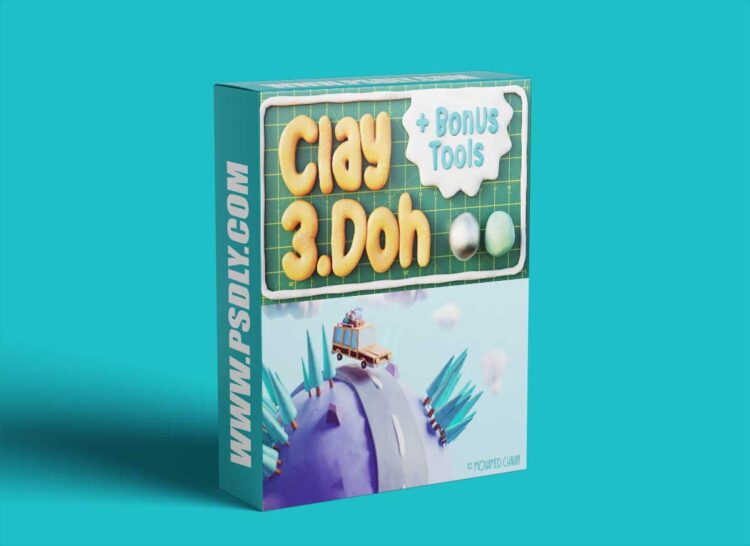 BlenderMarket - Clay Doh (Cycles & Eevee) 1 BlenderMarket - Clay Doh (Cycles & Eevee)