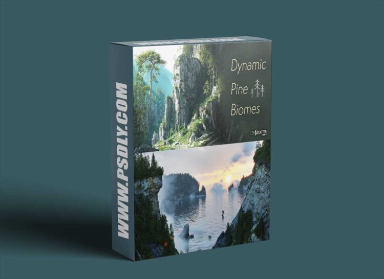 BlenderMarket - Dynamic Pine Biomes 1 BlenderMarket - Dynamic Pine Biomes