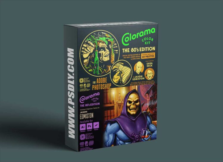 Colorama Color Kit - 80's Edition for Photoshop 1 Colorama Color Kit - 80's Edition for Photoshop