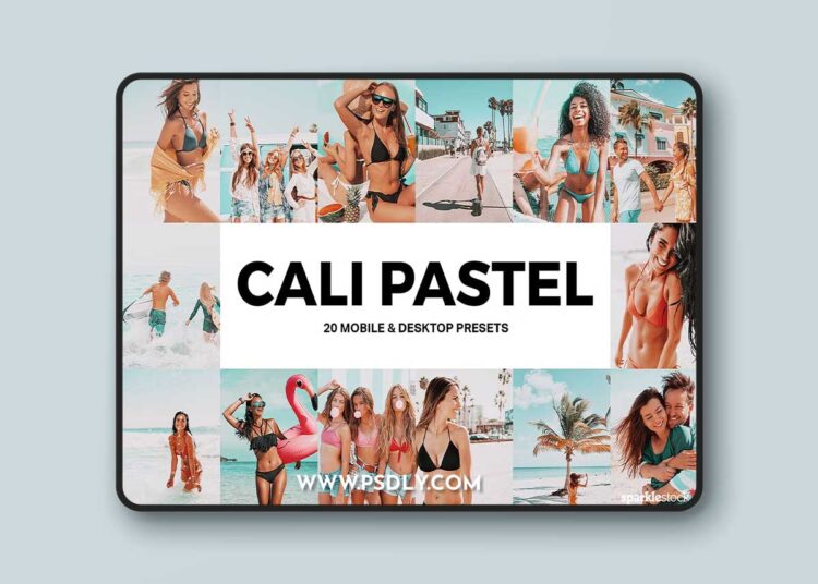 CreativeMarket - 20 Cali Pastel Lightroom Presets and LUTs 1 CreativeMarket - 20 Cali Pastel Lightroom Presets and LUTs