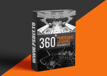 Jama Jurabaev - 360 panoramic drawing in Blender