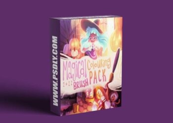 Kate Pellerin Poopikat - Magical Colouring Brush Pack For Procreate