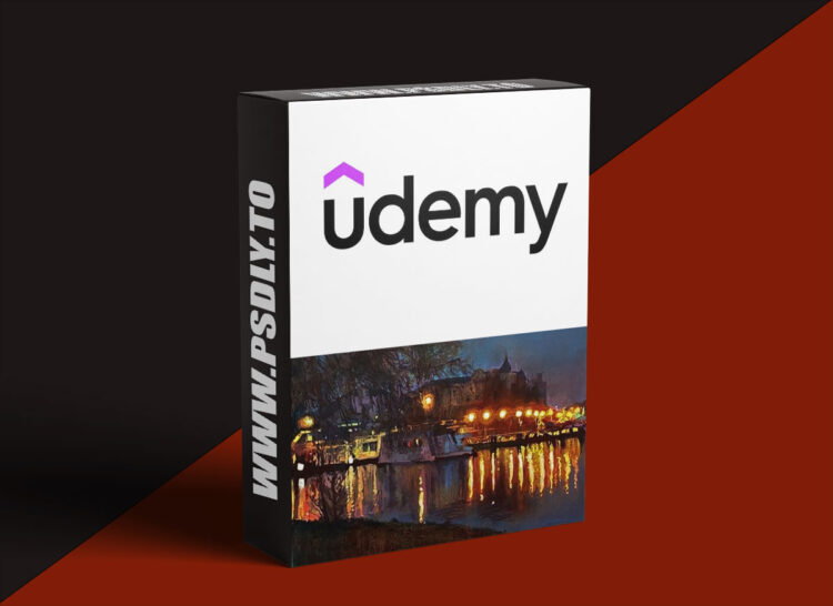 Udemy - Oil Painting Tutorial - Night Lights 1 Udemy - Oil Painting Tutorial - Night Lights