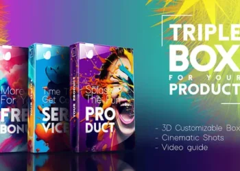 Videohive Triple Box Set for Your Digital Product 51119002