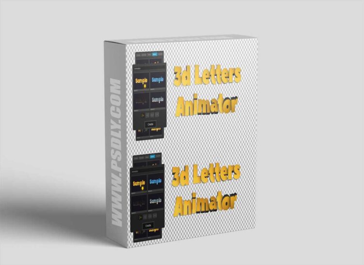 Aescripts 3D Letters Animator 1.0 1 Aescripts 3D Letters Animator 1.0