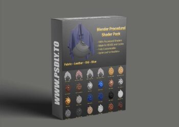 Blendermarket - Blender Procedural Shader Pack v4.2