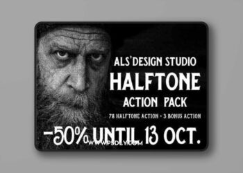 CreativeMarket - AL's Halftone Action Pack 1928886