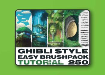 Cubebrush - GHIBLI STYLE EASY BRUSH-PACK
