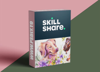 Painting Dog Portrait Illustration in Procreate