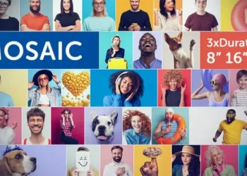 Videohive Mosaic Logo Opener 37900612