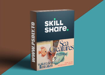 Watercolour for Beginners: Learn to use Watercolour and Pencils to Paint a Magical Sea Creature