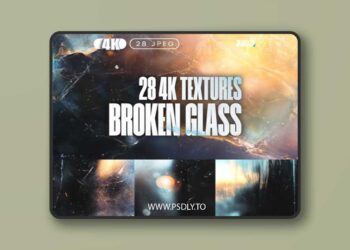 4K Glass Overlays Pack for Photoshop