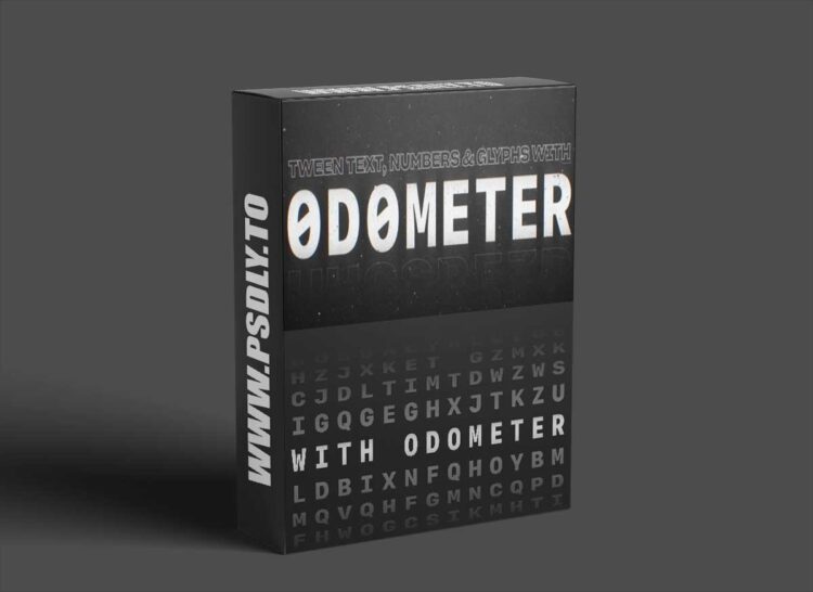 Aescripts - Odometer v1.2 WIN 1 Aescripts - Odometer v1.2 WIN