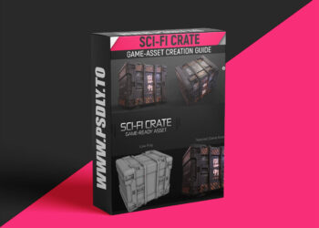 Artstation - Model and Texture A Game Asset - Full Process