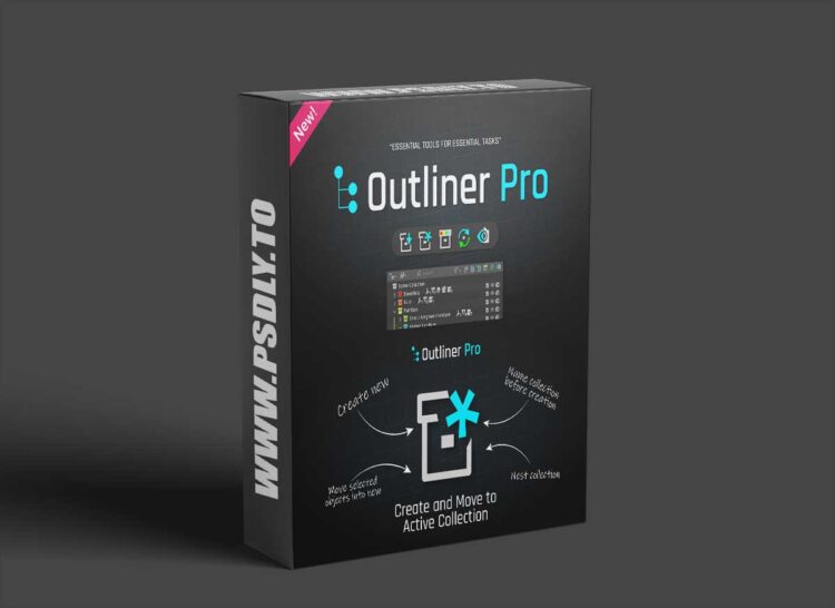 Blender Market - Outliner Pro v0.1.1 1 Blender Market - Outliner Pro v0.1.1