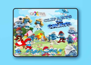 Cliparts the Smurfs 20xPNG